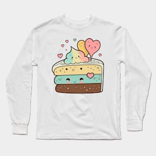 Valentine Day Cake Long Sleeve T-Shirt